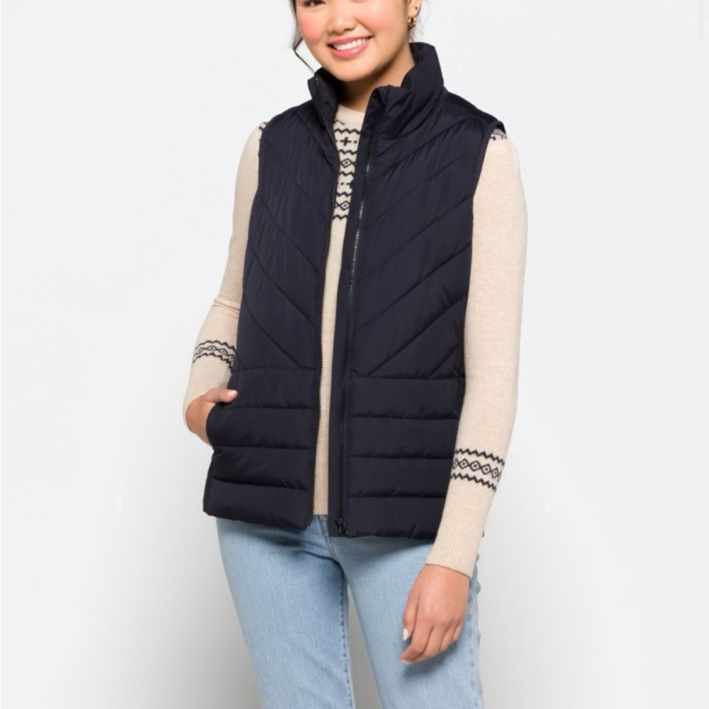 Black Puffer Vest